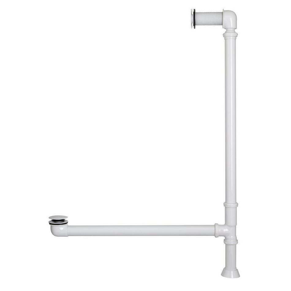 Extended Pop-Up Tub Drain - Swivel Head - Standard Overflow - 1-1/2" Tubing, , large image number 3
