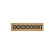 Pasteur Brass Floor Register - Antique Brass 2-1/4" x 12" (3-1/4" x 13-1/8" Overall), , large image number 0