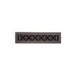 Pasteur Brass Floor Register - Oil Rubbed Bronze 2-1/4" x 12" (3-1/4" x 13-1/8" Overall), , large image number 0