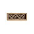 Pasteur Brass Floor Register - Antique Brass 4" x 10" (5" x 11-1/8" Overall), , large image number 0
