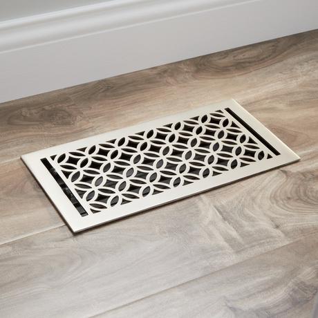 Pasteur Brass Floor Register