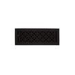 Pasteur Cast Iron Floor Register - Black 4" x 10" (5" x 11-1/8" Overall), , large image number 0