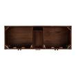 60" Morris Console Double Vanity - Rustic Brown - Vanity Cabinet Only, , large image number 2