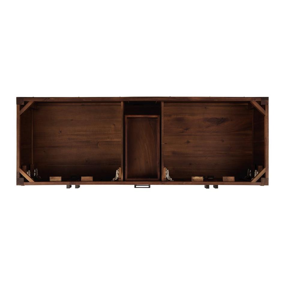 60" Morris Console Double Vanity for Rectangular Undermount Sinks, , large image number 4