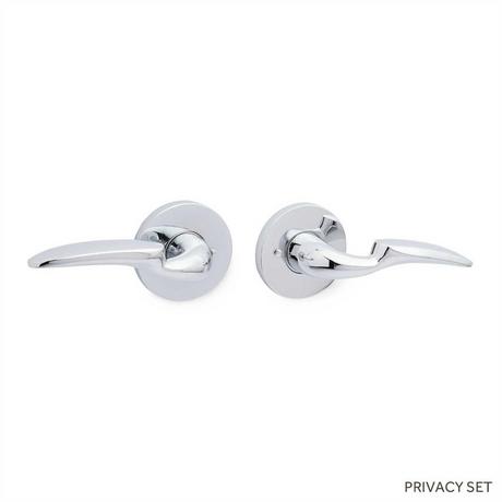 Visconti Solid Brass Lever Set - Passage, Privacy & Dummy