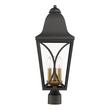 Cardigan 3-Light Outdoor Post Lantern - Black Bronze, , large image number 1