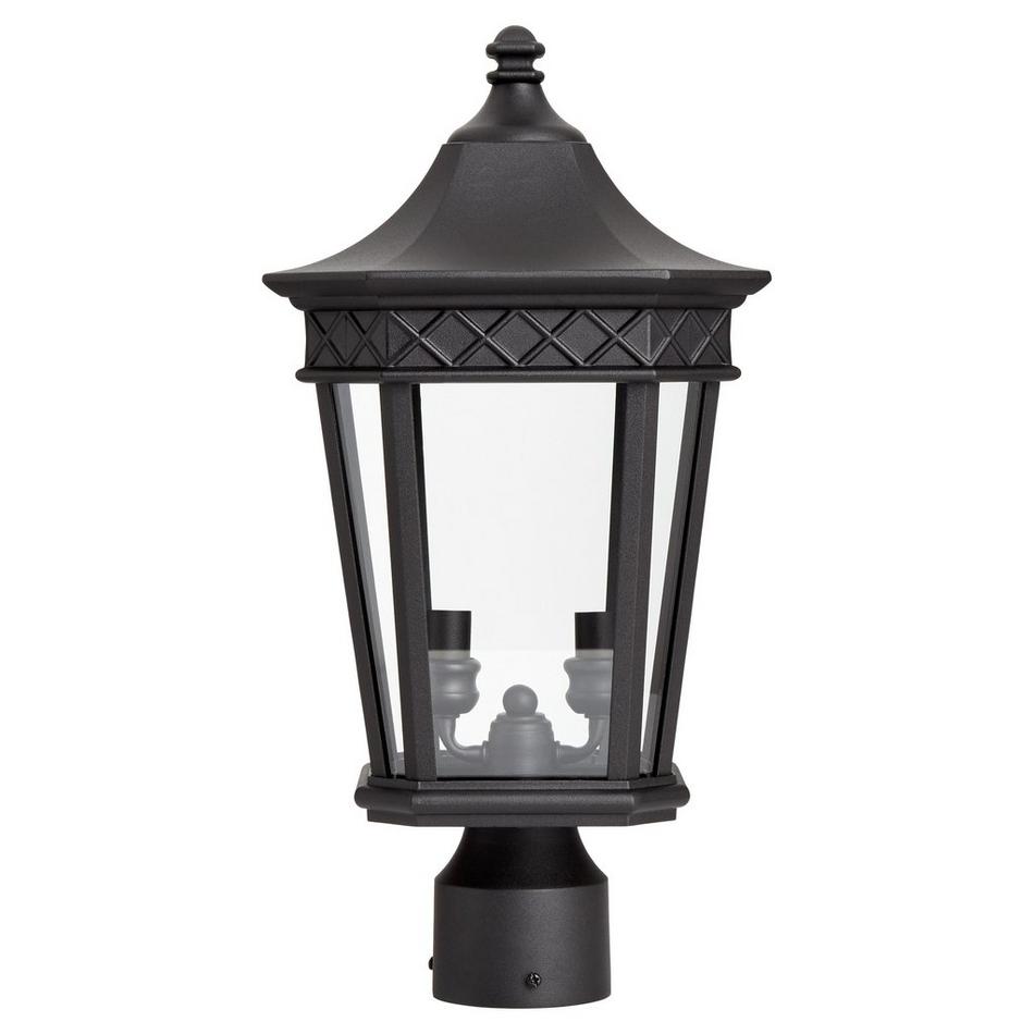 Foxfield 2-Light Outdoor Post Lantern - Black, , large image number 2