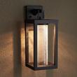 18" Willmar Outdoor Entrance Wall Sconce - Single LED Light - Black, , large image number 1