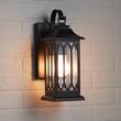 13" Stonehouse Outdoor Entrance Wall Sconce - Single Light - Smooth Bronze, , large image number 1