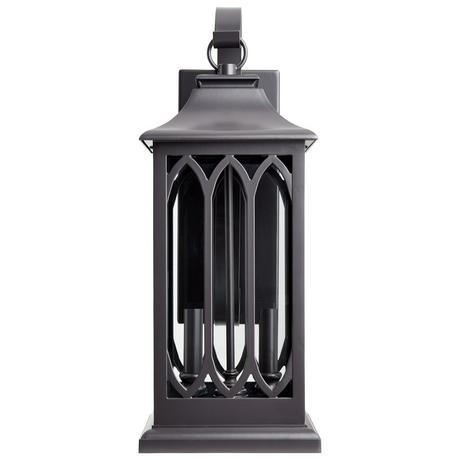 20" Stonehouse 2-Light Outdoor Entrance Wall Sconce - Smooth Bronze