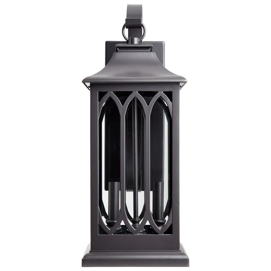 20" Stonehouse 2-Light Outdoor Entrance Wall Sconce - Smooth Bronze, , large image number 2