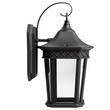 13" Foxfield Outdoor Entrance Wall Sconce with Hook - Single Light - Black, , large image number 3