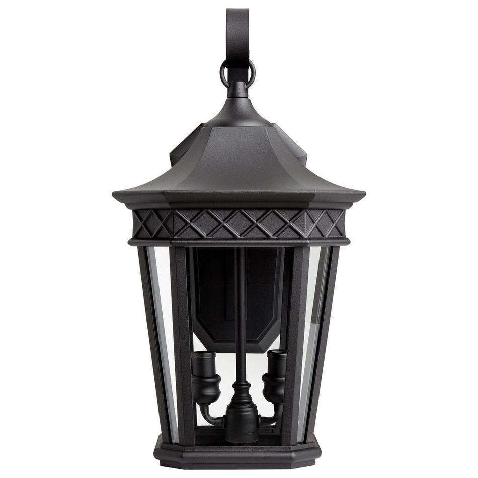 Foxfield 2-Light Outdoor Entrance Wall Sconce - Black, , large image number 2