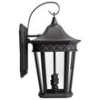 Foxfield 2-Light Outdoor Entrance Wall Sconce - Black, , large image number 3