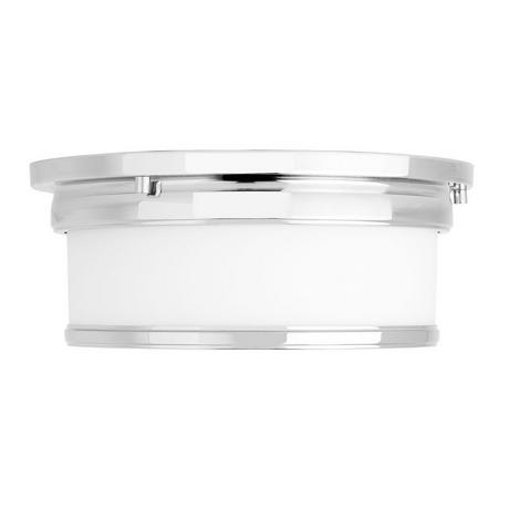 12" Summerlake 2-Light Flush-Mount Ceiling Light - Opal Shade