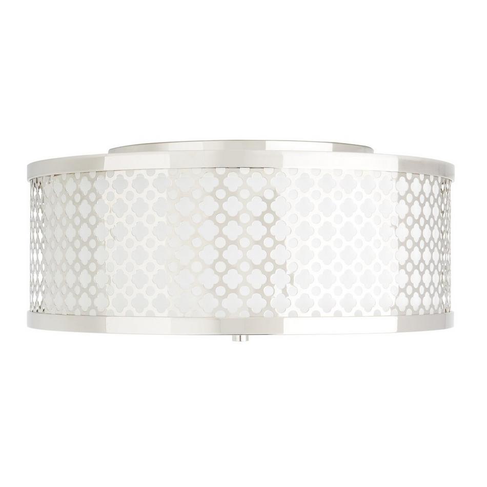 Heartleaf 3-Light Flush-Mount Ceiling Light - Polished Nickel, , large image number 2