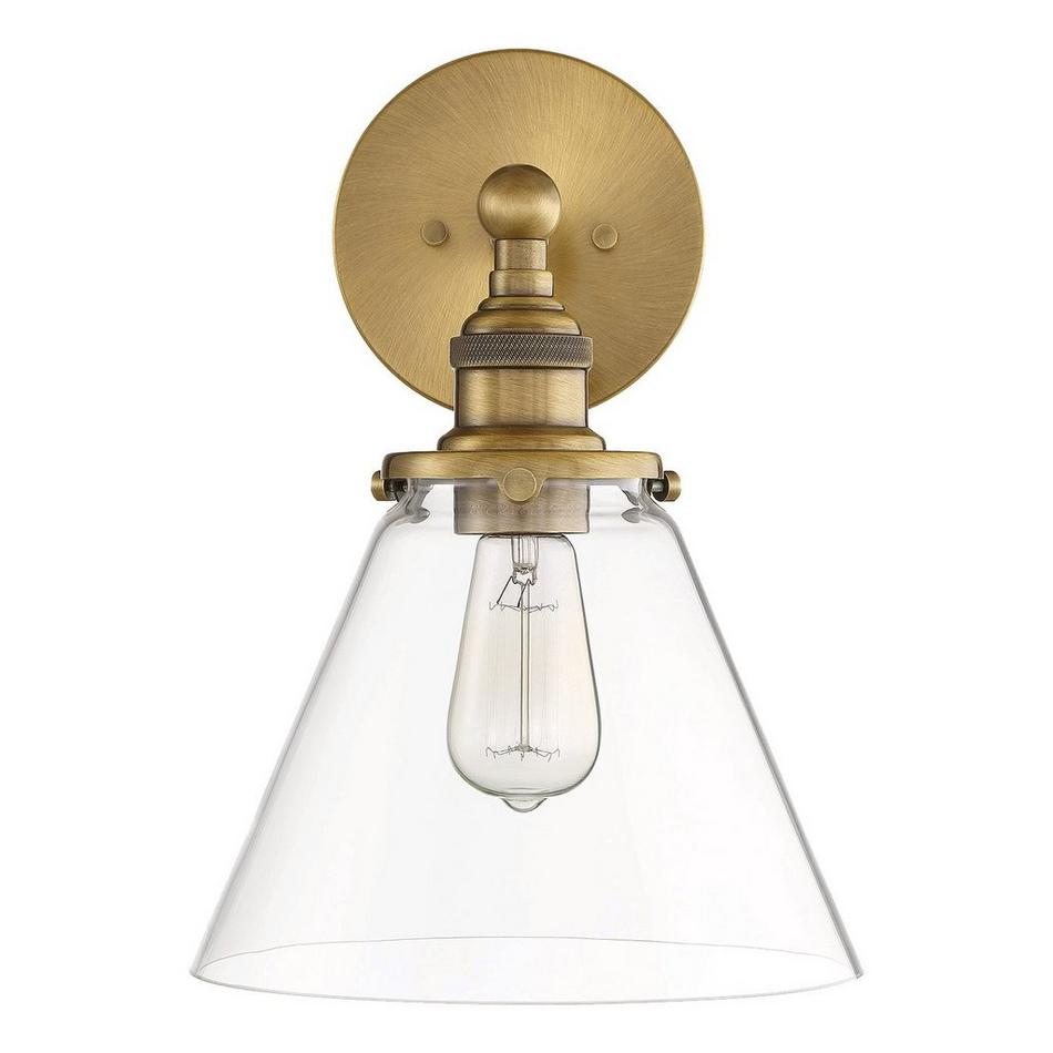 Barwell Vanity Sconce - Single Light - Clear Shade, , large image number 2