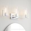 Lakeview 3-Light Vanity Light - Clear Shade, , large image number 1
