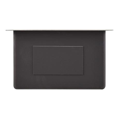15" Atlas Stainless Steel Undermount Prep Sink - Pewter