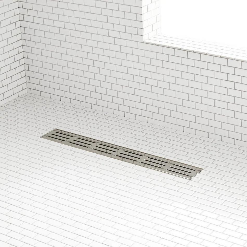 Siewart Linear Shower Drain with Drain Flange, , large image number 0