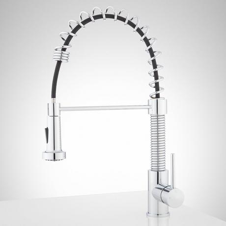 Cumberland Kitchen Faucet with Pull-Down Spring Spout