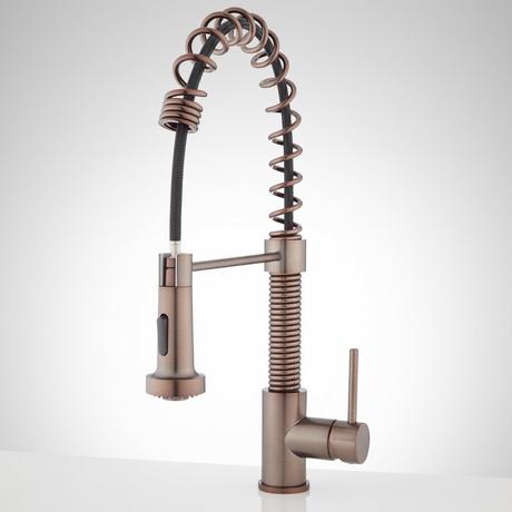 Cumberland Kitchen Faucet with Pull-Down Spring Spout