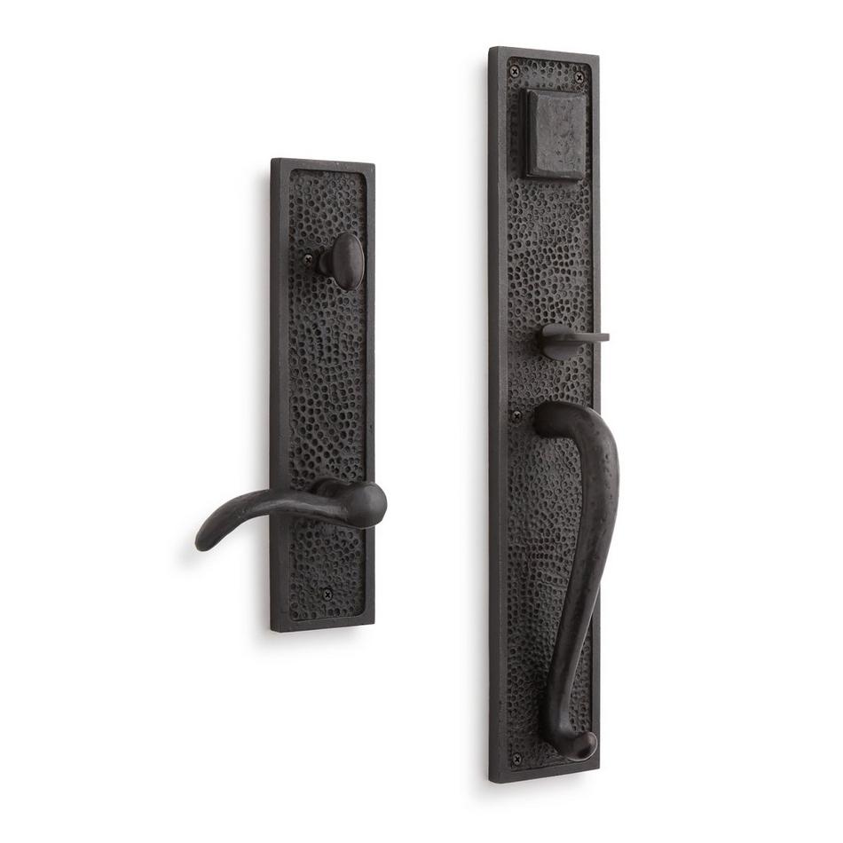 Traeger Solid Bronze Entrance Door Set with Lever Handle - Right Hand, , large image number 0