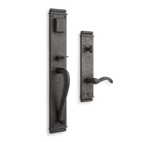 Griggs Solid Bronze Entrance Door Set with Lever Handle - Left Hand