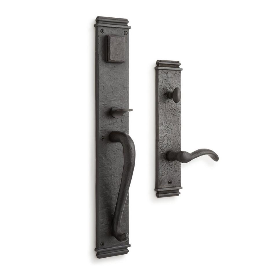 Griggs Solid Bronze Entrance Door Set with Lever Handle - Left Hand, , large image number 0