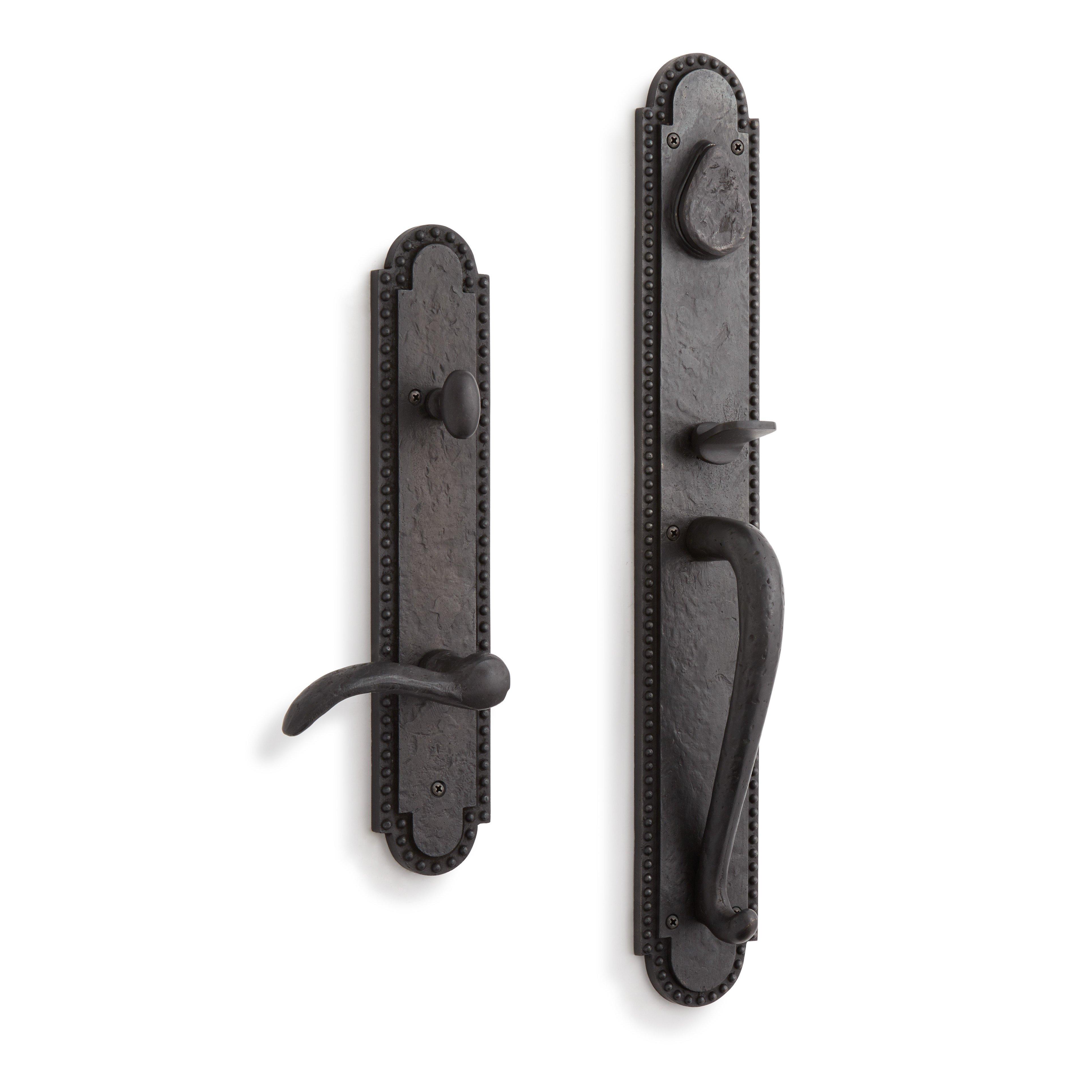 Marconi Solid Bronze Entrance Door Set - Lever Handle - Right Hand