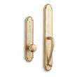 Marconi Solid Brass Entrance Door Set with Round Knob - Dummy, , large image number 0