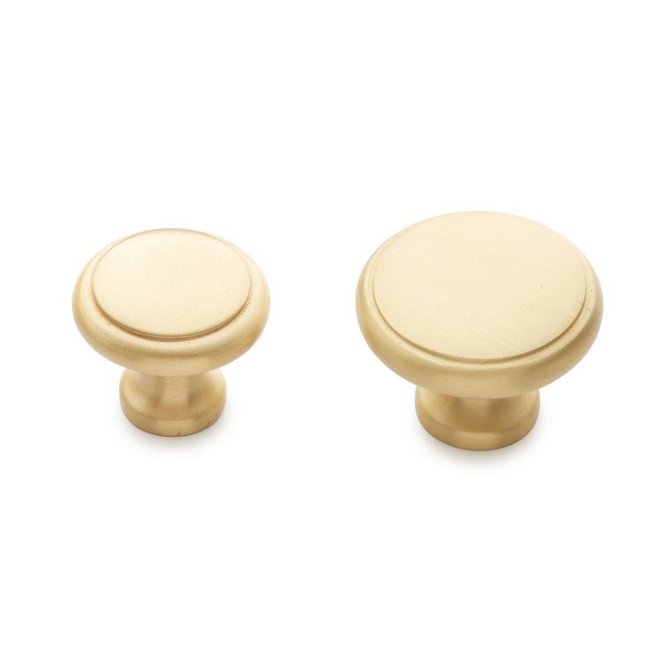 Nantes Solid Brass Round Cabinet Knob, , large image number 8