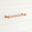 3-3/4" Strasbourg Solid Brass Cabinet Pull - Satin Rose Gold, , large image number 0