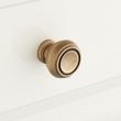 1-1/4" Cipullo Solid Brass Round Cabinet Knob - Antique Brass, , large image number 0