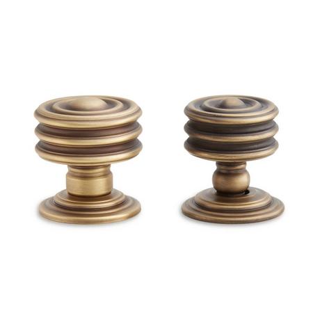 Francoli Solid Brass Round Cabinet Knob