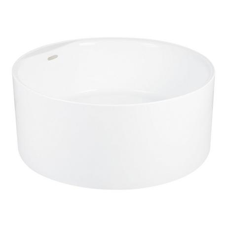 56" Cathleen Acrylic Freestanding Tub - Trim