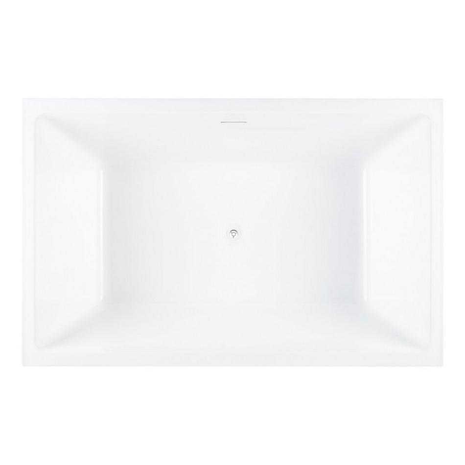 59" Clarissa Acrylic Freestanding Tub, , large image number 3