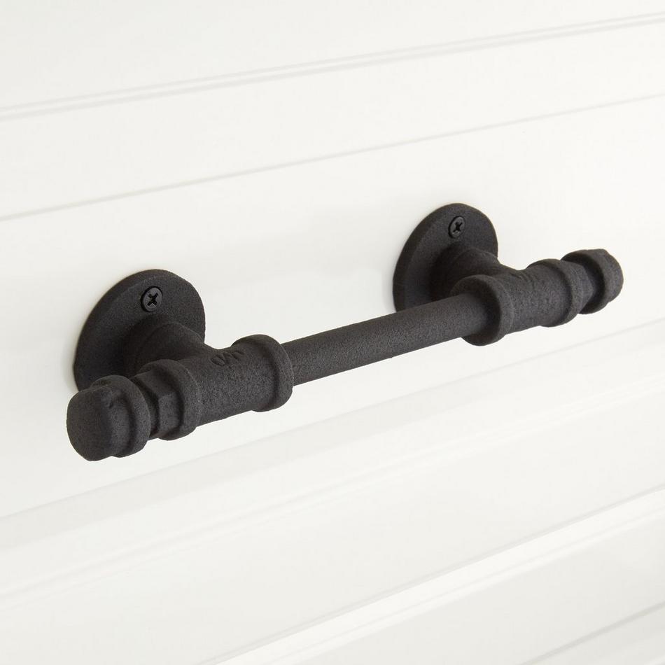 Keating Iron Pipe Cabinet Pull, , large image number 1