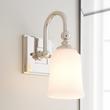 Antonia Vanity Sconce - Single Light - Frosted Glass, , large image number 1
