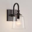 Antonia Vanity Sconce - Single Light - Clear Glass, , large image number 0