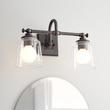 Antonia 2-Light Vanity Light - Clear Glass, , large image number 1