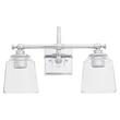 Antonia 2-Light Vanity Light - Clear Glass, , large image number 6