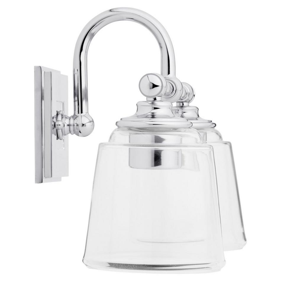 Antonia 2-Light Vanity Light - Clear Glass, , large image number 7