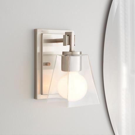 Hoxton Vanity Sconce - Single Light - Clear Glass