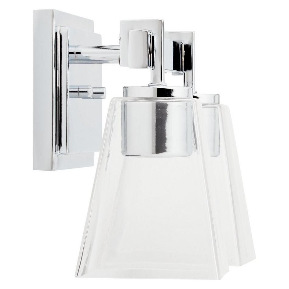 Hoxton 2-Light Vanity Light - Clear Glass, , large image number 4