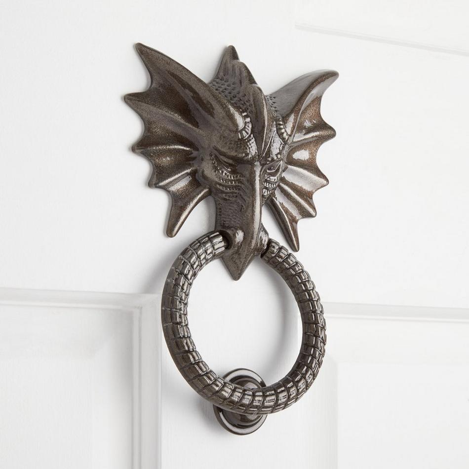 Dragon Iron Door Knocker, , large image number 1