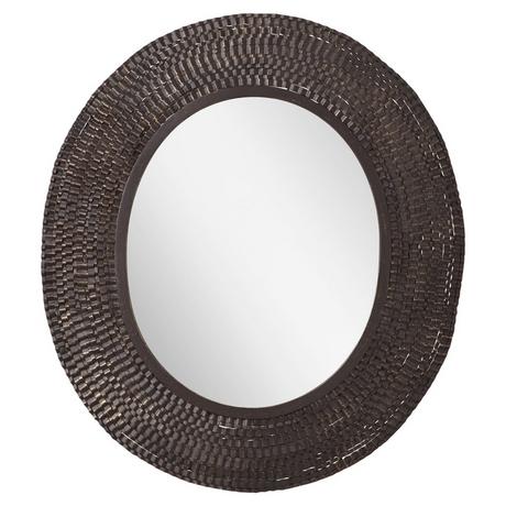 Natoma Decorative Vanity Mirror - Brown Powder Coat/Gold