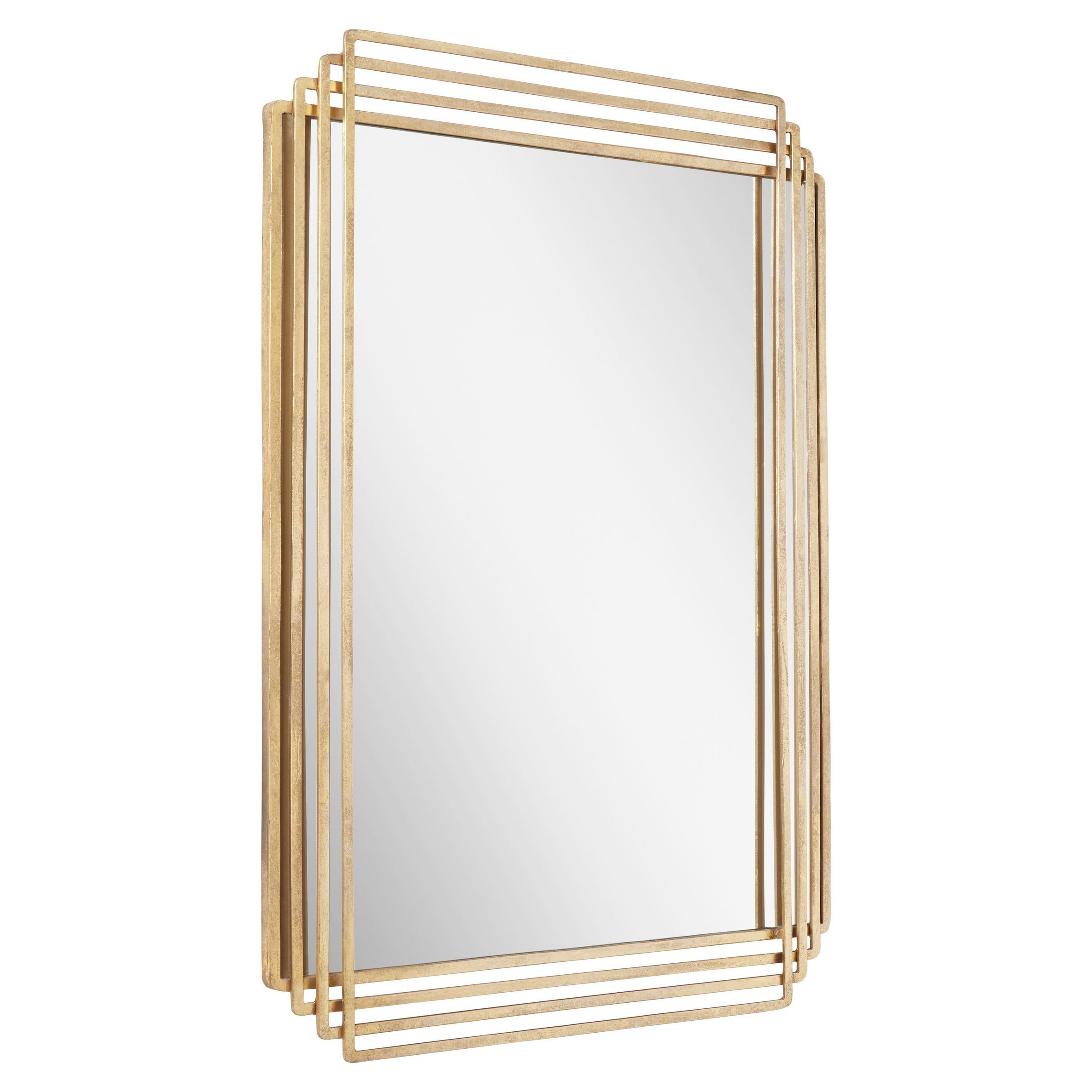 Sethfield Decorative Vanity Mirror - Gold Leaf | Signature Hardware