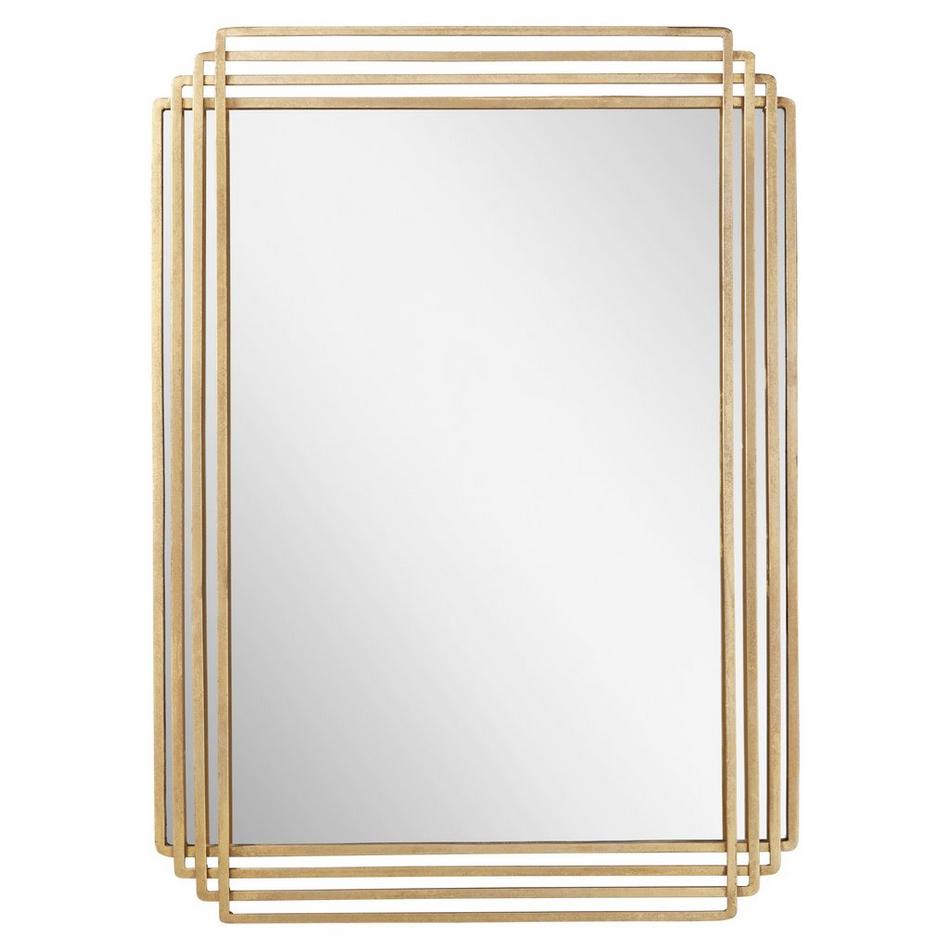 Sethfield Decorative Vanity Mirror - Gold Leaf | Signature Hardware