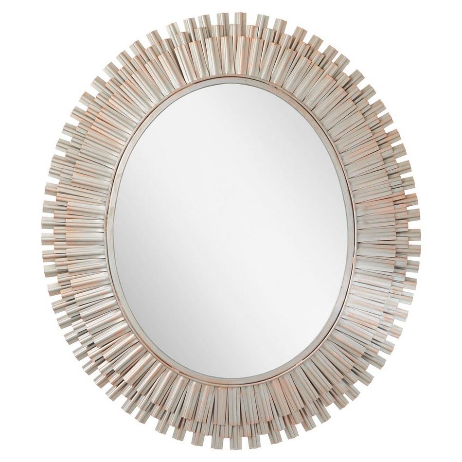 Rubidoux Decorative Vanity Mirror - Silver Powder Coat/Copper, , large image number 1
